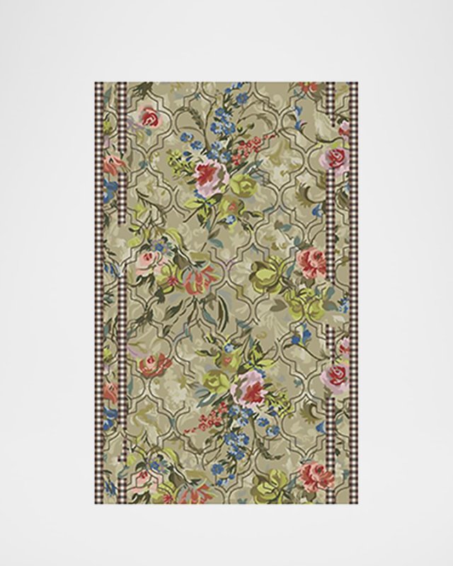 Field Study Floral Rug, 5' x 8'